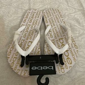 Bebe ladies flip flops